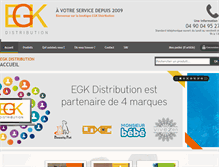 Tablet Screenshot of egk-distribution.fr